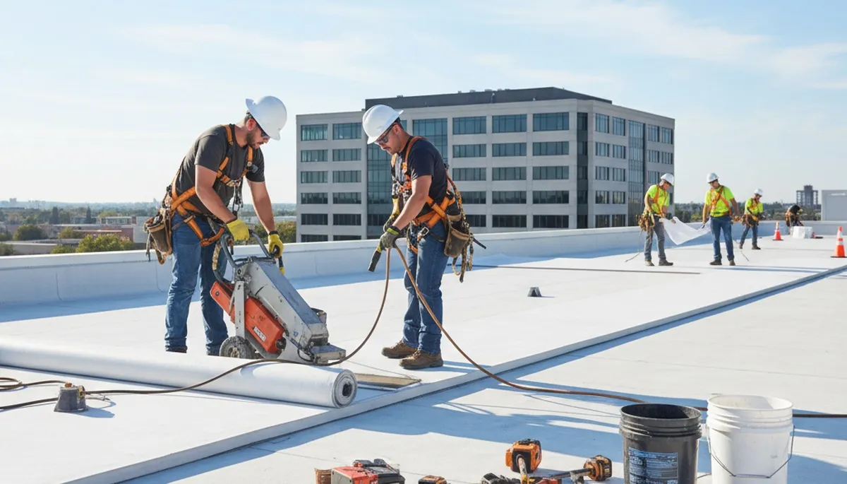 Minneapolis commercial roofing by FX Remodeling & Exteriors for weather-ready business protection