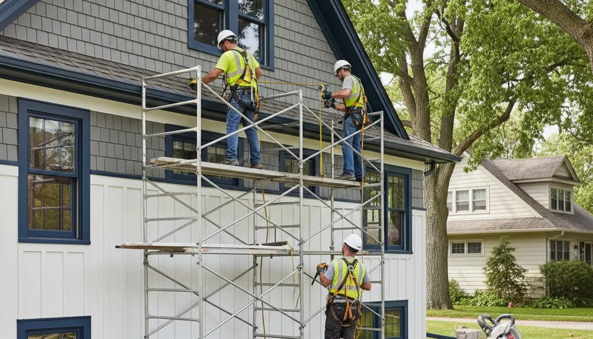 Vinyl siding installation service in Minneapolis, MN for a home exterior upgrade