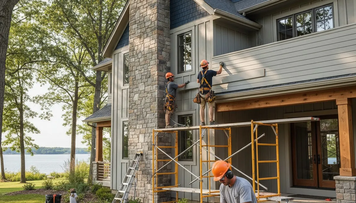 Vinyl siding installation for Minneapolis, MN homes by a professional siding contractor